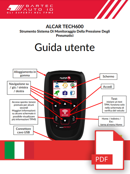 ALCAR TECH600 User Manual