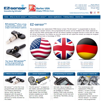 August 2012 - New EZ-sensor® Website Launched - Reprogammable TPMS