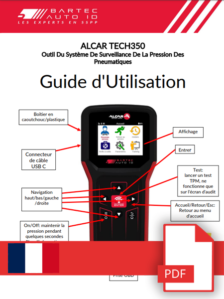 TECH350 ALCAR User Manual French