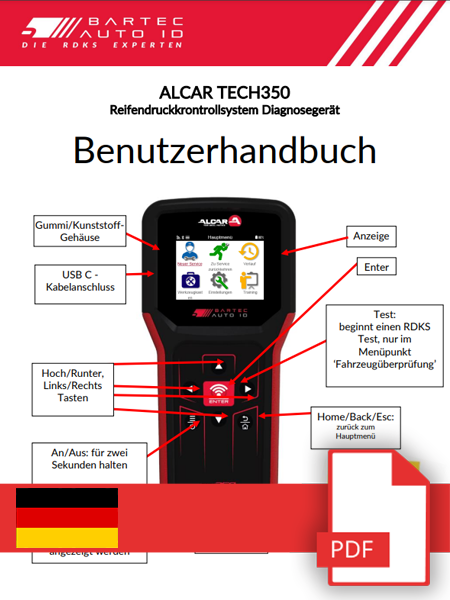TECH350 ALCAR User Manual German
