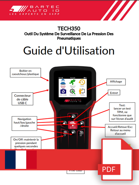 TECH350 User Manual French