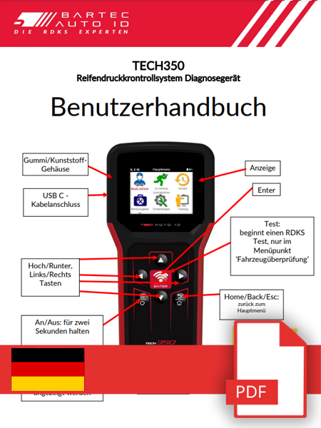 TECH350 User Manual German