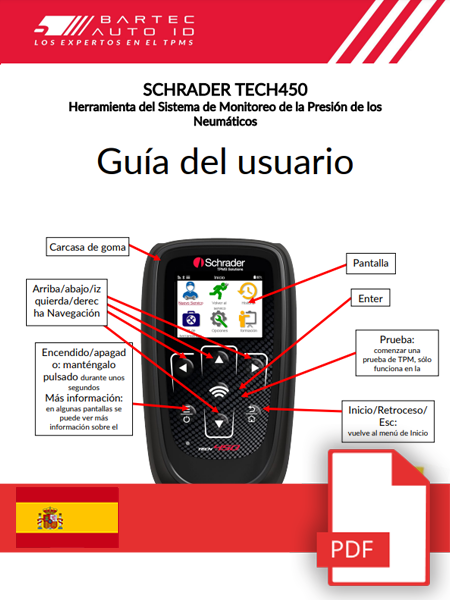 TECH450 Schrader User Manual Spanish