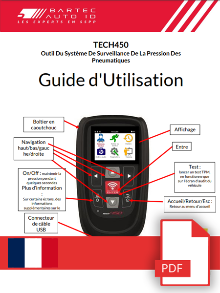 TECH450 User Manual French