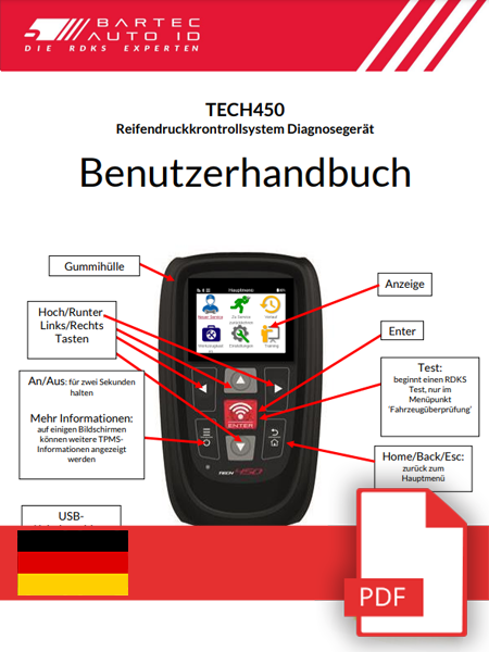 TECH450 User Manual German