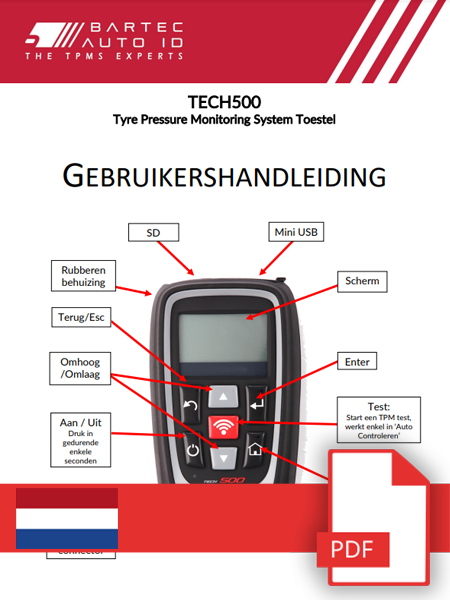 TECH500 User Manual Dutch
