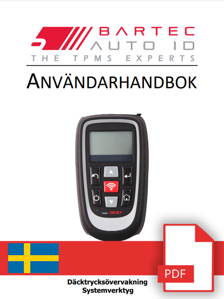 TECH500 User Manual Swedish